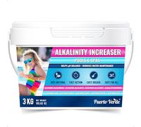 Puerto Verde • Correcteur Alcalinité pour Piscine 3 Kg. Augmente l'Alcalinité Totale (TAC) et Corrige Le pH. Action Rapide et Efficace. Format Poudre Sûr pour Toute la Famille. Production Européenne.