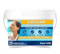 Puerto Verde • Floculant Naturel 25 Traitements. Clarifiant pour Les Petites Piscines et Les Spas. Éliminateur de Turbidité pour Une Eau Cristalline. Format Granulé à Utilisation Sûre.