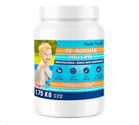 Puerto Verde • pH + Plus pour Piscines 1,75 Kg. Élévateur de pH+ Adapté aux Spas. Correcteur de pH Plus en Format Granulé. Cuillère de Dosage Incluse. Seau Hermétique. Production Européenne.