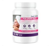 Puerto Verde • Sel d'Epsom Pur 1,5 Kg. Source Concentrée de Magnésium. Sels d'Epsom à Dissolution Rapide pour Relaxation Musculaire, Soulagement du Stress et Bon Sommeil. Production Européenne.