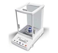 PUFAHAU Balance Électronique Analytique Précise De Laboratoire De 0,0001 G Balance De Comptage Numérique De Laboratoire avec Écran LCD pour l'enseignement De La Rotatio(100 G/0,0001 G)