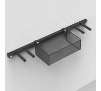 PUFAHAU Support Mural 2 en 1 pour Balles Et Raquettes, en Métal, Idéal pour La Chambre De Garçon, Un Studio Ou Un Garage. Support De Rangement Et D'Exposition pour Raqu