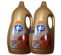 PUFAI Bundle - ABC Sultan - Lot de 2 adoucissants - 4 l - Douceur soyeuse et parfum agréable