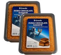 Pufai, Cheveux d'ange Kadayif croustillants et grillés (fils de pâte) - Idéal pour le chocolat Dubaï, comme garniture de céréales - Yaourt, 200 grammes, 2