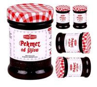 Pufai Podravka Lot de 5 confitures en verre 350 g