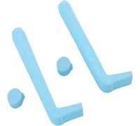 Pufei 2pcs hiccup stopper paillet ensemble en forme de l en forme de lauréat en forme d'usure d'artefacts arrête immédiatement l'outil de hoquet pour l'avion de en plein air