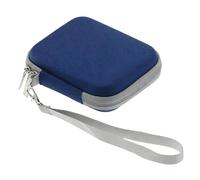 Pufei Étui de voyage pour banque d'alimentation magnétique sans fil Baseus 5000 mAh étanche à la poussière (bleu)