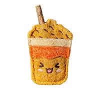 Pufei Jouet à mâcher en luffa Naturel pour Chat, Style Japonais, bâtons de Vigne argentée pour Soins dentaires, Jouet en Forme de Tasse de thé au Lait