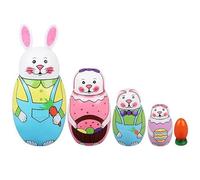 Pufei Lapin de Pâques, poupées russes Matroschka jouets, lapin russe, poupées Matroschka en bois pour enfants, Pâques, anniversaire, cadeau, décoration
