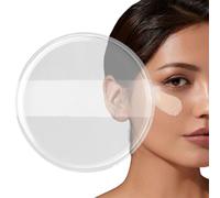 Puff - Outil en poudre transparent - Tampon souple réutilisable pour fond de teint et blush, utilisation sèche et humide - Applicateur de maquillage pour la pose de poudre et