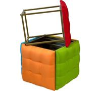 Puff-Transformator 5in1 - 5 tabourets en 1 pouf multicolore