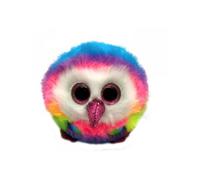 Ty Peluche Owen Puffies Hibou Multicolore 7 cm