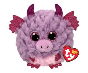 Puffies Spark le Dragon TY - Peluche Magique et Colorée