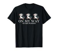 Puffin Watcher Bird Lover Ornithologist Biologist T-Shirt