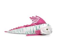 PuffPurrs Peluche de Réga 66cm Gris, Poisson-Ruban Réaliste, Jouets en Peluche de Créatures Marines Réalistes, Roi des Harengs, Collection de Cadeaux pour Enfants