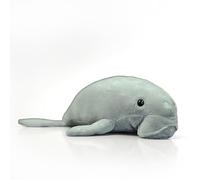 PuffPurrs Peluche Dugong Réaliste, Animal en Peluche Herbivore Marin, Joli Coussin Océanique Unique, Cadeau, 36 cm/14 Pouces
