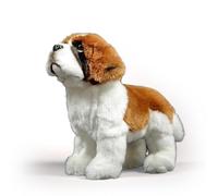 PuffPurrs Saint-Bernard Peluche Vivante, Peluche Réaliste Chien de Secours Alpin, Mignon Chien de Famille Cadeau, 26 CM/10 Pouces