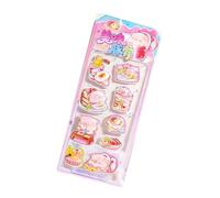 Puffy Decals - 8.66×3.66in Marine Creature Designs, Creative Album Accessories, Portable Playful Illustration Collection | Phone Diary Notebook Gift Pack for Kids Students Offices Promotion Parrty Eve