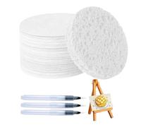 Puffy Paint Paper, Interactive Craft Supplies Papers Kit, 3d Texture Foam Sheets, Responsive Pigment Pen Art Tool, Handmade Greeting Cards Holiday Birthday Projects for Kids Children Activity