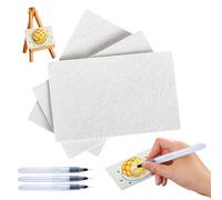 Puffy Paint Paper Lot de 20 feuilles de papier en mousse 3D, pour peinture avec stylo, stylos gonflés, stylos ad, kit artistique créatif pour, cartes de vœux pour, projets de V