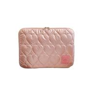Puffy Y2K Housse de transport matelassée pour ordinateur portable de 11-15" (13-14", rose)