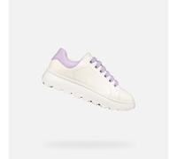 Geox J Puffypop Girl A Basket, White Lilac, 35 EU