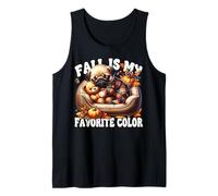 Pug for Women and Men Fall is My Favorite Color Autumn Sleep Débardeur