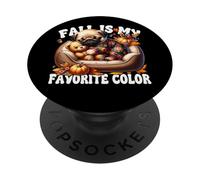 Pug for Women and Men Fall is My Favorite Color Autumn Sleep PopSockets PopGrip Adhésif