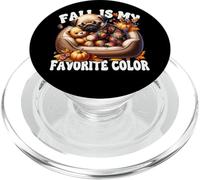 Pug for Women and Men Fall is My Favorite Color Autumn Sleep PopSockets PopGrip pour MagSafe