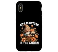 Pug Grandpa Life Is Better In The Garden Gnome For Pug Mom Coque pour iPhone X/XS