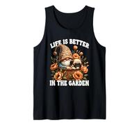 Pug Grandpa Life Is Better In The Garden Gnome For Pug Mom Débardeur