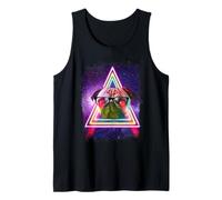 Pug Laser Eyes Funny Dog in Space Galaxy Dogs Lovers Débardeur