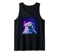 Pug Space Dog Astronaut Galaxy Dogs Funny Débardeur