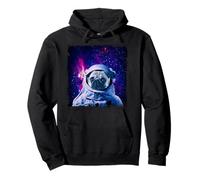 Pug Space Dog Astronaut Galaxy Dogs Funny Sweat à Capuche