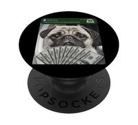 Pug There is Motion At Your Front Dog Stuff PopSockets PopGrip Adhésif