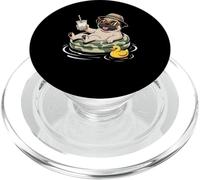 Pug Vacances Boba Thé au Lait aux Perles Carlin PopSockets PopGrip pour MagSafe