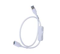 PUGEOAMN Câble mâle USB 3.0 5 Gb/s vers extension femelle avec interrupteur d'alimentation, prend en charge les données et les frais pour ordinateur portable et téléviseur