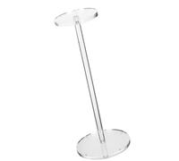 PUGEOAMN Clear Sturdy Présentoir à chapeau et perruques en acrylique portable pour la présentation des accessoires Organisation quotidienne