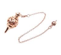 PUGEOAMN Pendentif pendule en cuivre pour pratiquer et guérir les chakras outil spirituel accessoire de scrutin pour femmes hommes