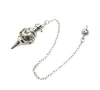 PUGEOAMN Pendentif pendule en cuivre pour pratiquer et guérir les chakras outil spirituel accessoire de scrutin pour femmes hommes