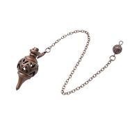 PUGEOAMN Pendentif pendule en cuivre pour pratiquer et guérir les chakras outil spirituel accessoire de scrutin pour femmes hommes