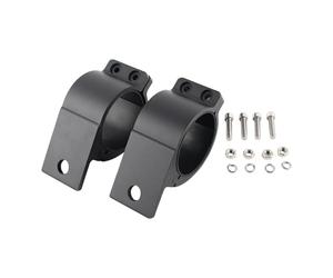 Pugermering 2 Supports de Phares de Voiture, Fixations pour Pare-Buffle, Feux de Travail LED, Barre de Montage, Alliage D'aluminium, Réglables, Adaptés Aux, pour 66 Mm à 71 Mm