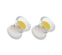 Pugermering 2 Supports pour Alèses avec Fermetures Sécurisées, pour L'entraînement en Intérieur, Pieds Antidérapants, Pinces, Boucle de Fixation, Jaune