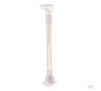 Pugermering 2X Tube de Levage Inférieur D'aquarium, Plaque de Filtration D'aquarium