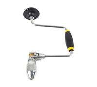 Pugermering Accessoires de Menuiserie à Manivelle à 4 Mors, Facile à Utiliser, avec Clip pour Foret Oscillant, 33x18.5 cm