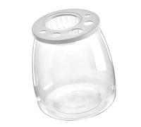 Pugermering Aquarium de Table Bol Poisson Transparent Décor Vase Plantes Pierres Décor Maison Style Moderne Convient pour Bureau Café Restaurant, Ventre de Pot