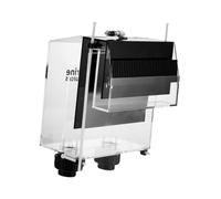 Pugermering Aquarium Équipement Boîte de Débordement Siphon Acrylique Auto-démarrage avec Peigne Guide Protection pour Gestion Silencieuse de l'eau Adaptée Aux AQ, 5000L Noir