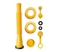 Pugermering Bec Verseur Essence Flexible Bouchon de Bidon Essence Joint Épais Antidébordement Raccordement Robuste Flexible Utilisation Adaptée Entretien Outils J, sans Mors