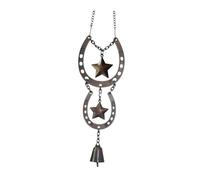 Pugermering Carillon éolien Suspendu en Métal, Carillon Commémoratif, Facile à Installer, Compacte en Forme de Fer à Cheval pour L'extérieur, pour M, 38x7x3cm