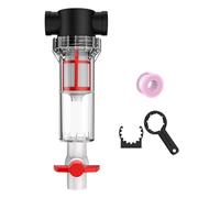 Pugermering Collecteur de Déchets pour Aquarium Interne, en Polycarbonate Transparent, pour Le Nettoyage et La Filtration des Déchets de Poissons, Diamètre 3/4 Po, 200 Mesh Femelle
